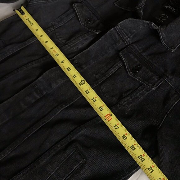 Tupac 2Pac California Love Cotton On Black Dark Denim Jacket - Unisex Small - Picture 8 of 9